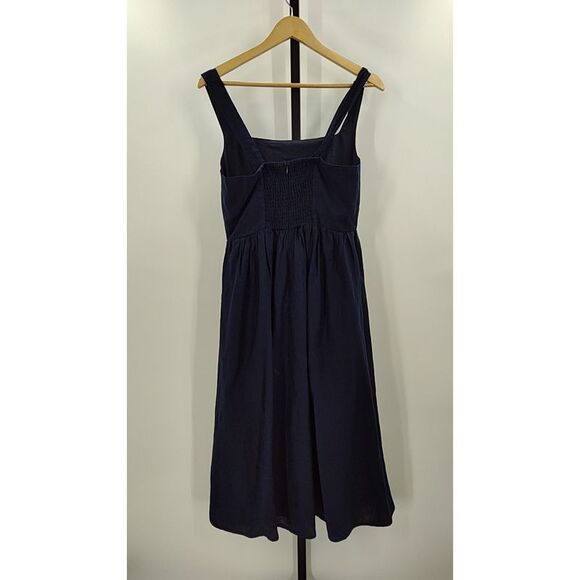 Quince Navy Blue Midi Dress - Picture 3 of 3